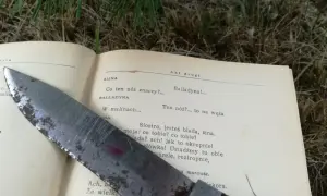 Nóż na kartach "Balladyny" sugeruje, dlaczego Balladyna zabiła Alinę – z zazdrości i żądzy władzy.