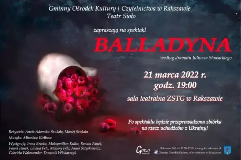 Zaproszenie na spektakl Balladyna – poznaj szczegóły i terminy wydarzeń