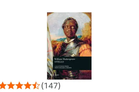 Obraz okładki książki "Otello" Williama Shakespeare'a. Przedstawia portret mauretańskiego wodza. Otello kim był? Dowiedz się z tej lektury.