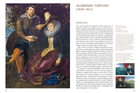 Peter Paul Rubens, flamandzki malarz epoki baroku, na autoportrecie z żoną Izabelą Brandt.