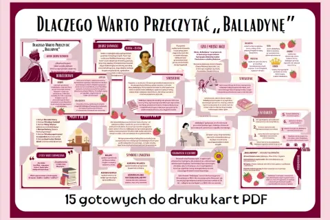 Balladyna, dążąc do władzy, popełnia zbrodnie, ale czy miała wyrzuty sumienia? Symbolika malin i plamy na czole ukazuje jej moralny upadek.