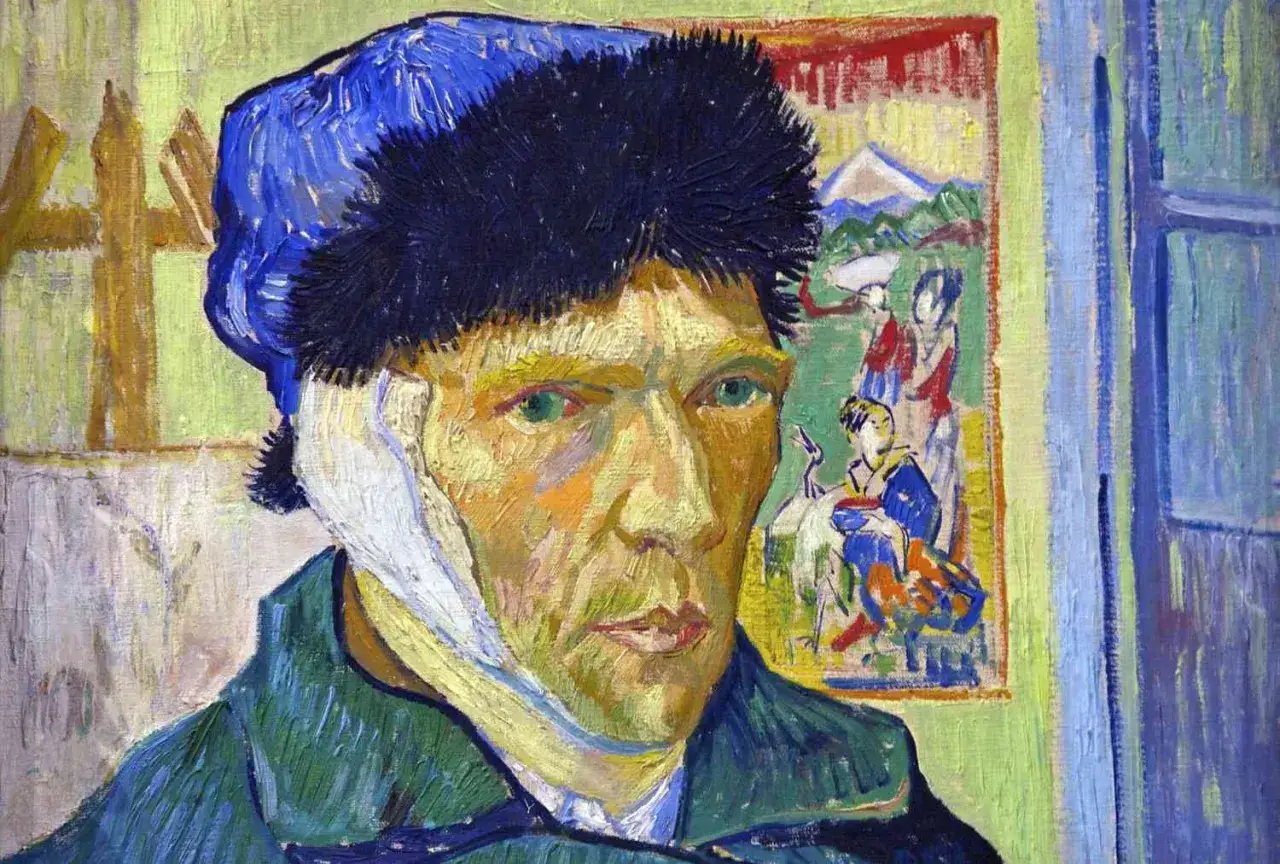 Samoportret z zabandażowanym uchem, jeden z najsłynniejszych van gogh obrazy.