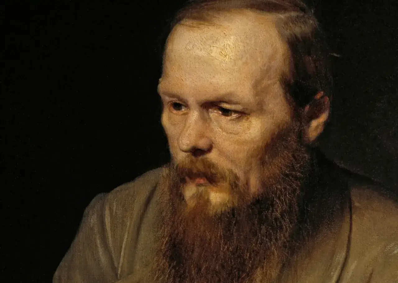 Portret mężczyzny z bujną brodą, przypominającego Wielkiego Inkwizytora z powieści Dostojewskiego.