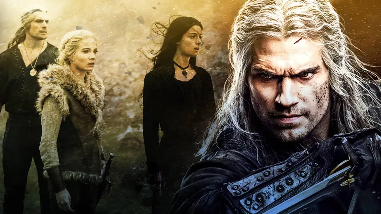 Geralt, Yennefer i Ciri - główna obsada Wiedźmina w akcji. Ich losy splatają się w mrocznym świecie pełnym potworów i magii.